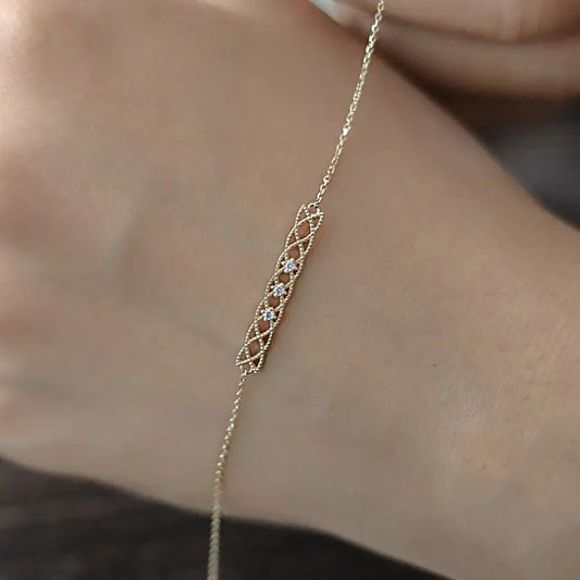 Elegant Sterling Silver Women's Bracelet